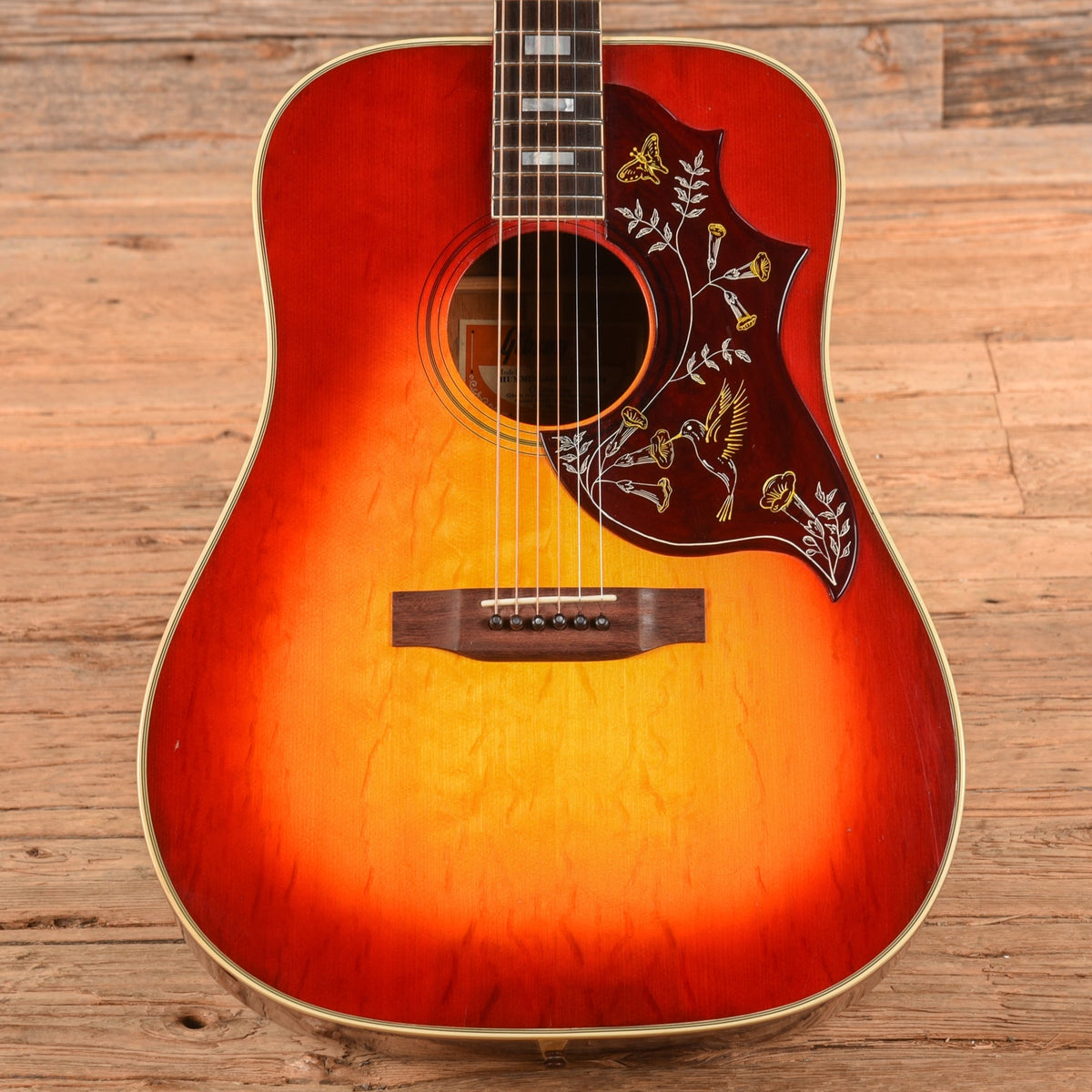 Gibson Hummingbird Custom Cherry Sunburst 1970s