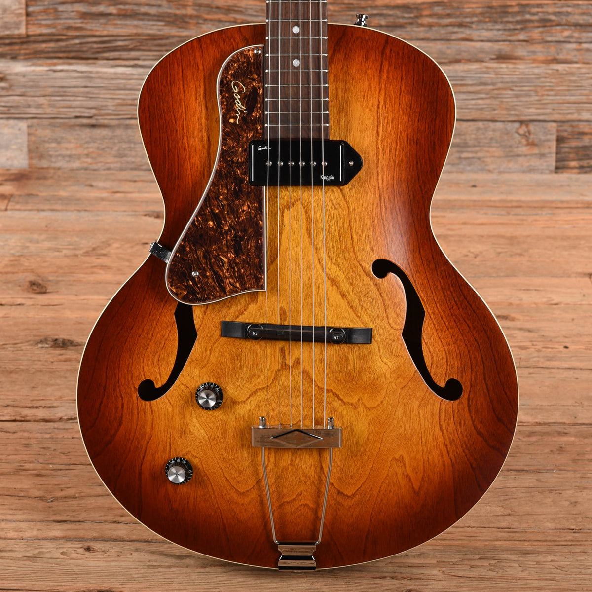 Godin 5th Avenue Kingpin Sunburst  LEFTY