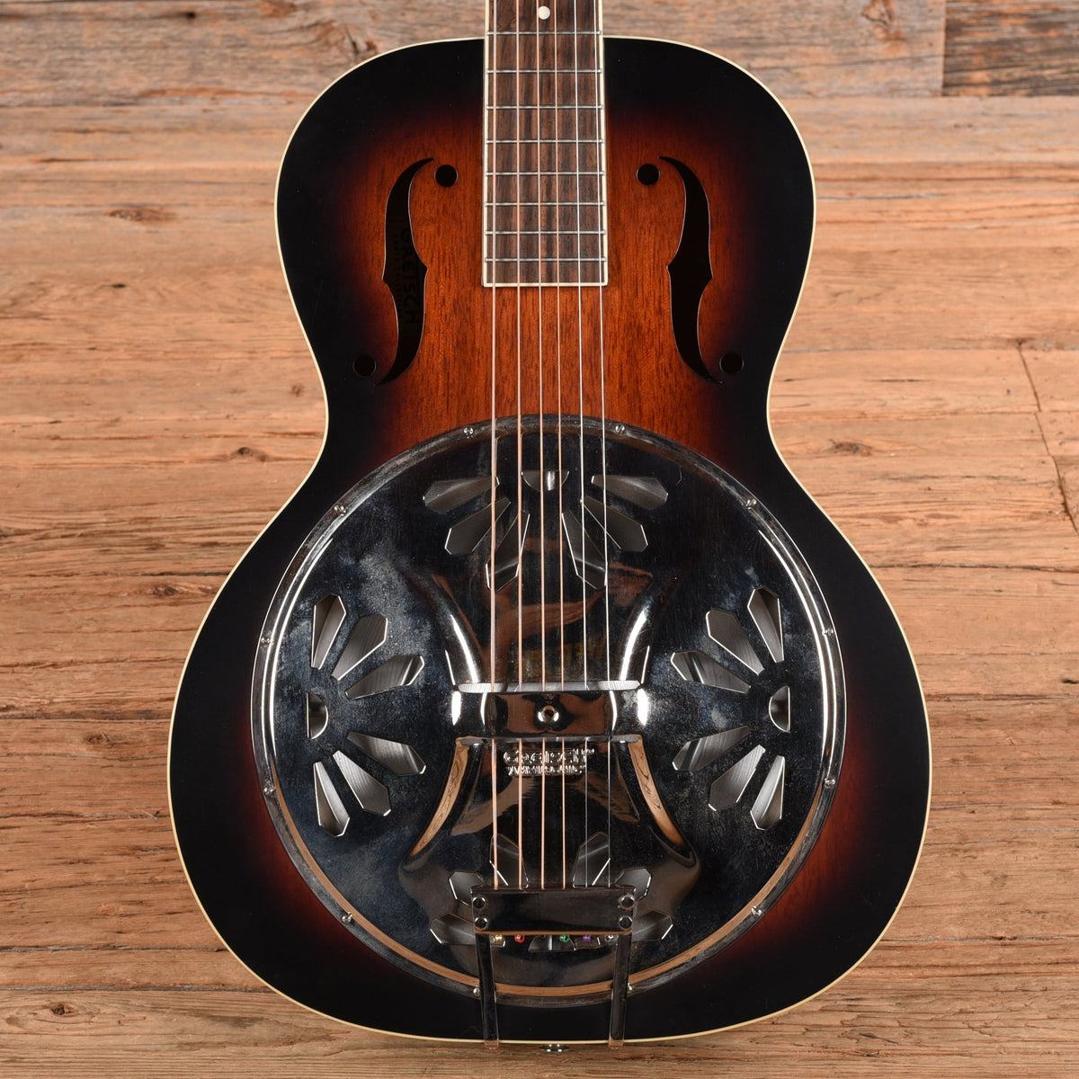Gretsch G9220 Bobtail Round-Neck Resonator Sunburst 2014