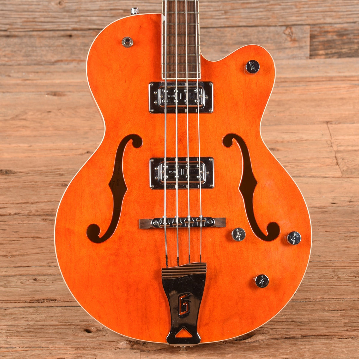 Gretsch G5123B Electromatic Hollow Body Bass Orange Stain 2010