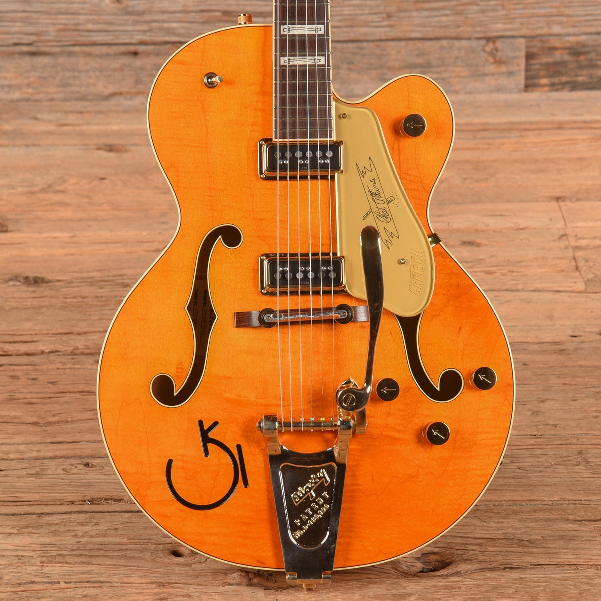 Gretsch G6120T-55 Vintage Select Chet Atkins Orange Stain 2022