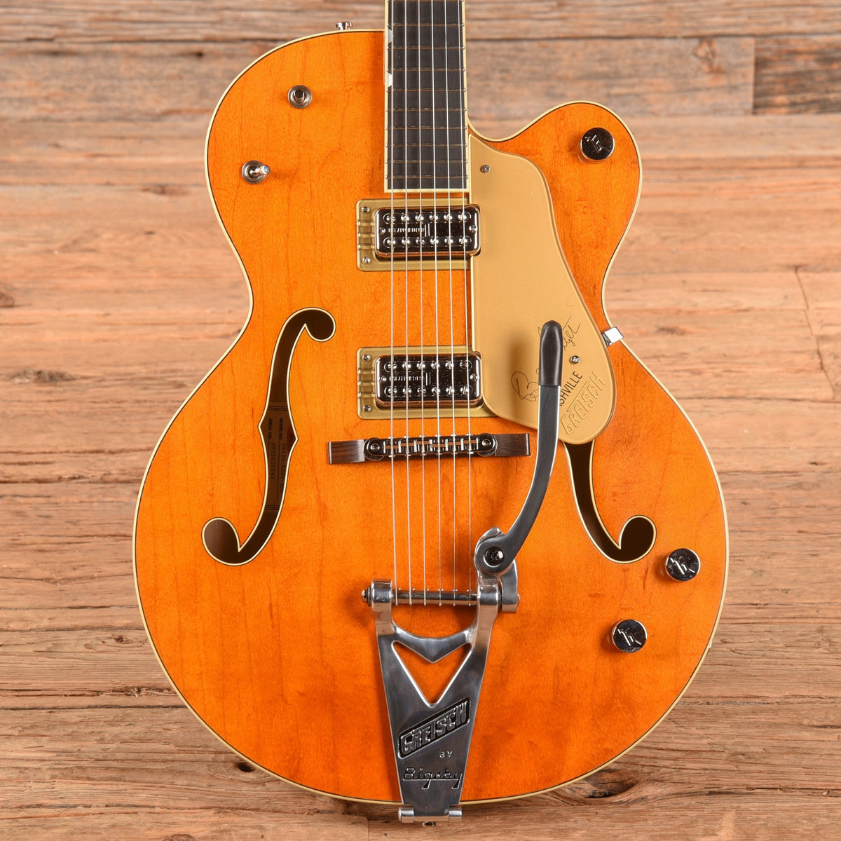 Gretsch G6120T-BSSMK Brian Setzer Signature Nashville '59 "Smoke" Orange 2025