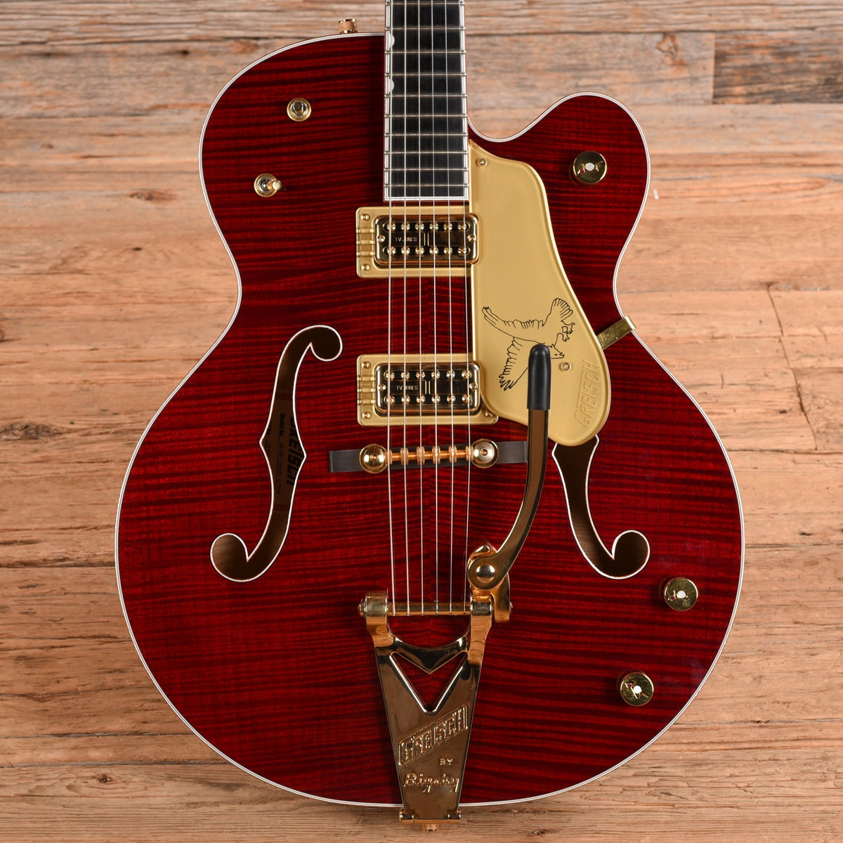 Gretsch "The Falcon" G6136T-DCHFL-LTD16 Limited Edition Flame Top & Back w/Bigsby Deep Cherry 2016