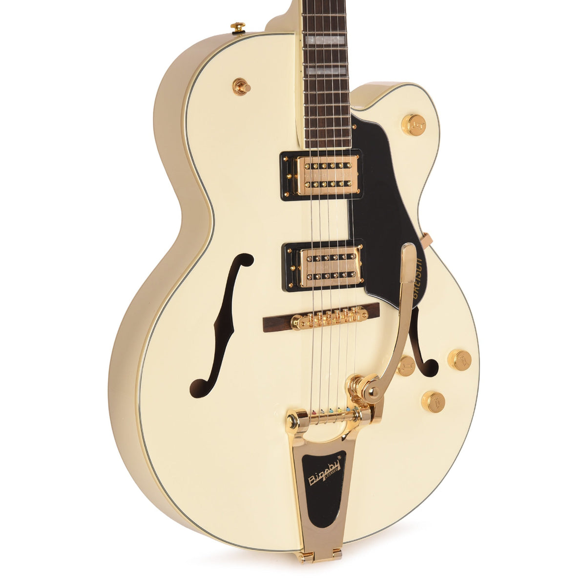 Gretsch G2420TG Streamliner Hollow Body Vintage White w/Bigsby LTD & Broad’Tron BT-3S Pickups