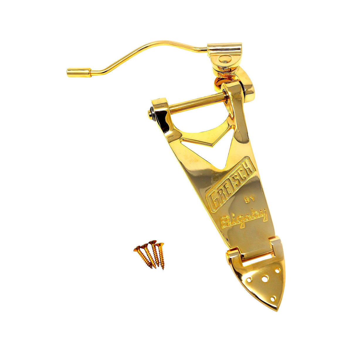 Gretsch Branded Tailpiece Bigsby B6 String-Thru Gold