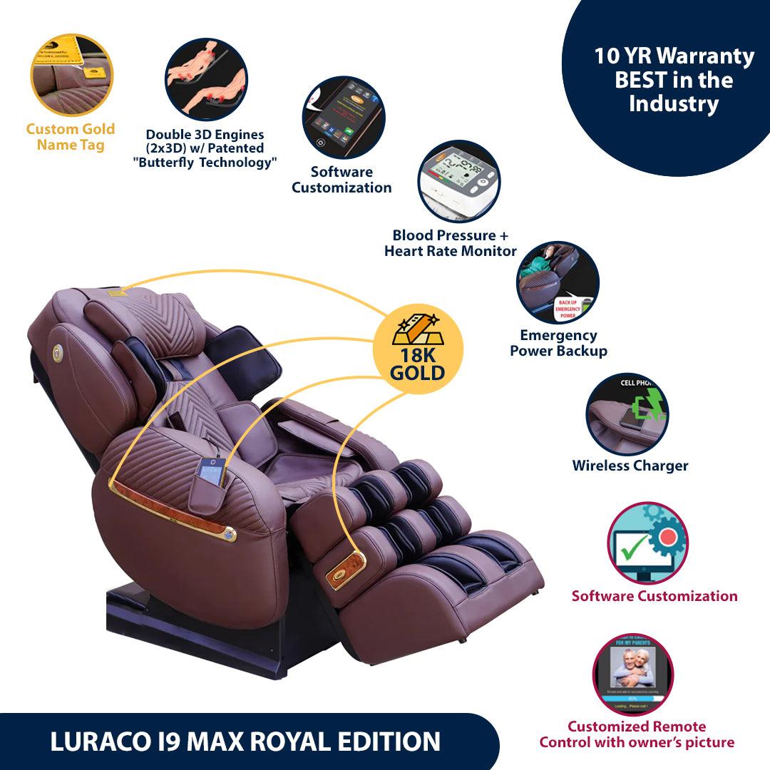 Luraco i9 Max Plus Royal Edition Massage Chair