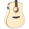 Ibanez AAD371EATW Grand Dreadnought Acoustic-Electric Guitar Antique White High Gloss
