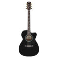 Ibanez AC391CEBKH Grand Concert Cutaway Acoustic-Electric Guitar Black High Gloss