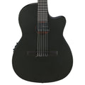 Ibanez GA621BOT Thinline Cutaway Classical Acoustic-Electric Guitar Black Out