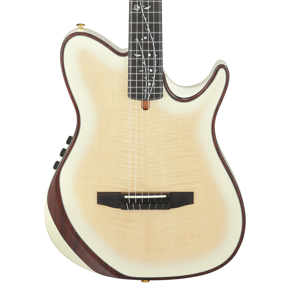Ibanez TOD100FMNTMM Tim Henson Signature FRH Chambered Acoustic-Electric Guitar Toasted Marshmallow Matte