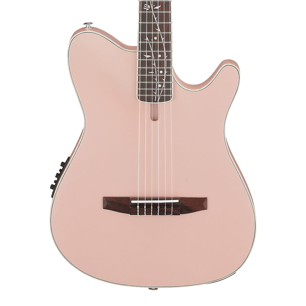 Ibanez TOD10NPAF Tim Henson Signature FRH Acoustic-Electric Guitar Pearl Pink Flat