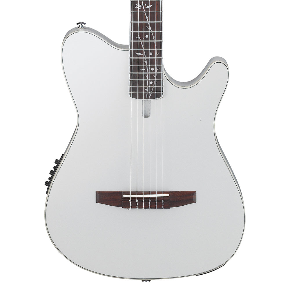 Ibanez TOD10NSMF Tim Henson Signature FRH Acoustic-Electric Guitar Silver Metallic Flat