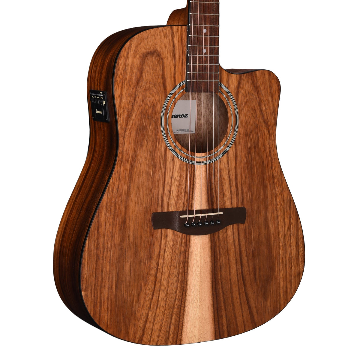 Ibanez V40WSCEOPB Cutaway Dreadnought Acoustic Electric Guitar Open Pore Brown