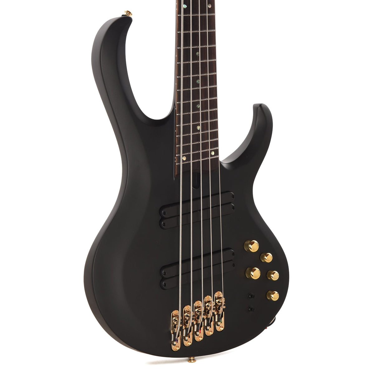 Ibanez BTB605LMBKF BTB Bass Workshop 5-String Multi Scale Electric Bass Black Flat