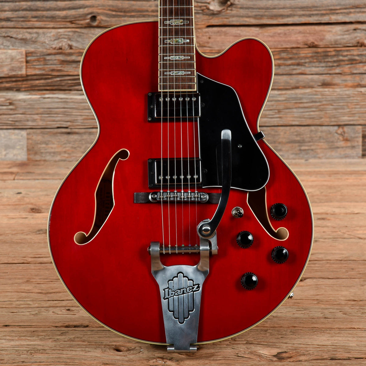 Ibanez AFS75T Artcore Transparent Red 2011