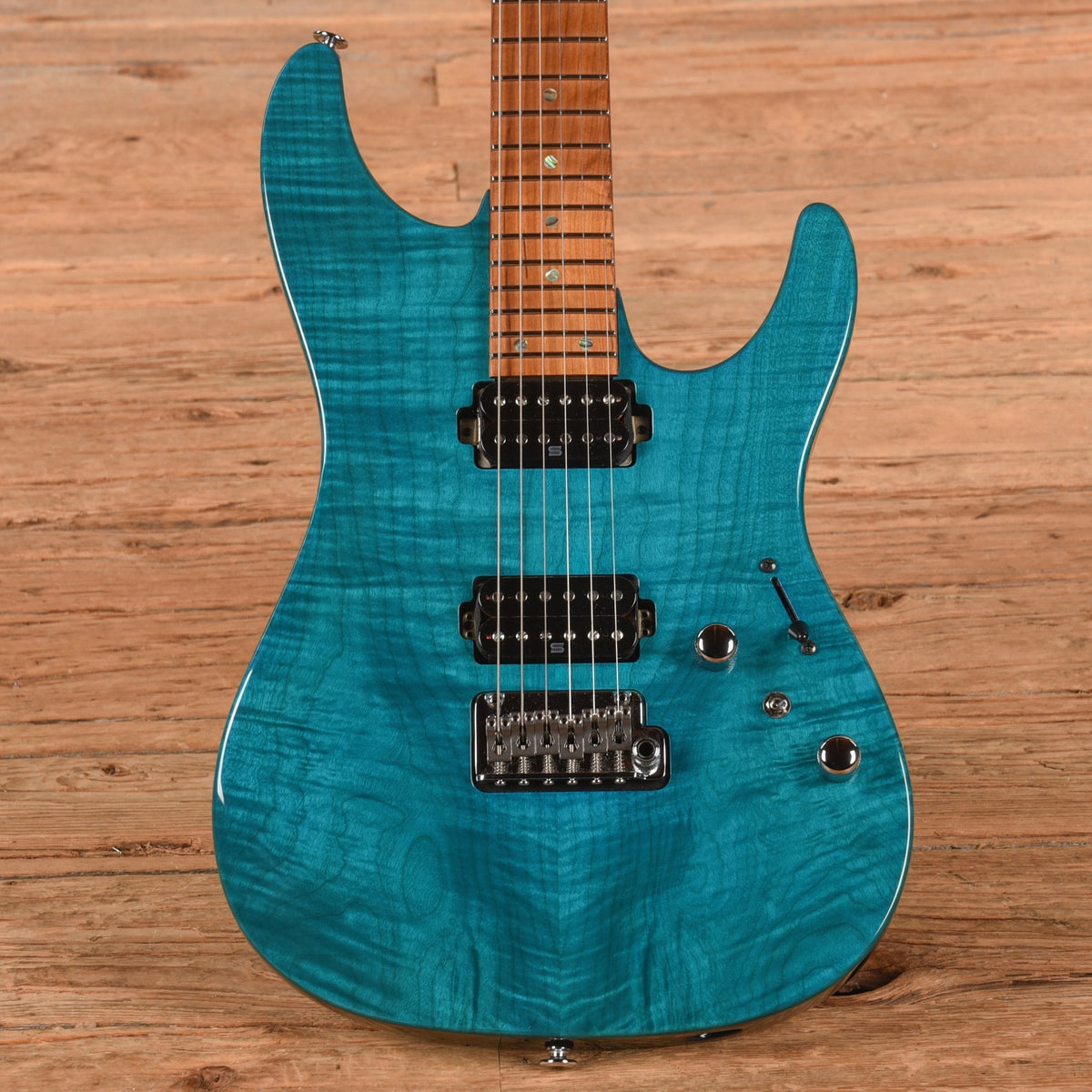 Ibanez MM1 Martin Miller Signature Transparent Aqua Blue 2023
