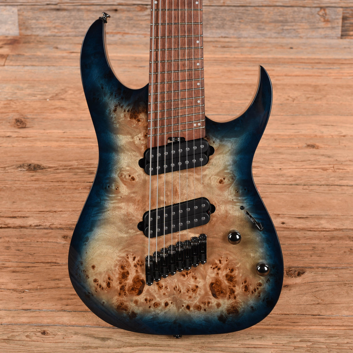 Ibanez RGMS8PB Cosmic Blue Starburst 2025