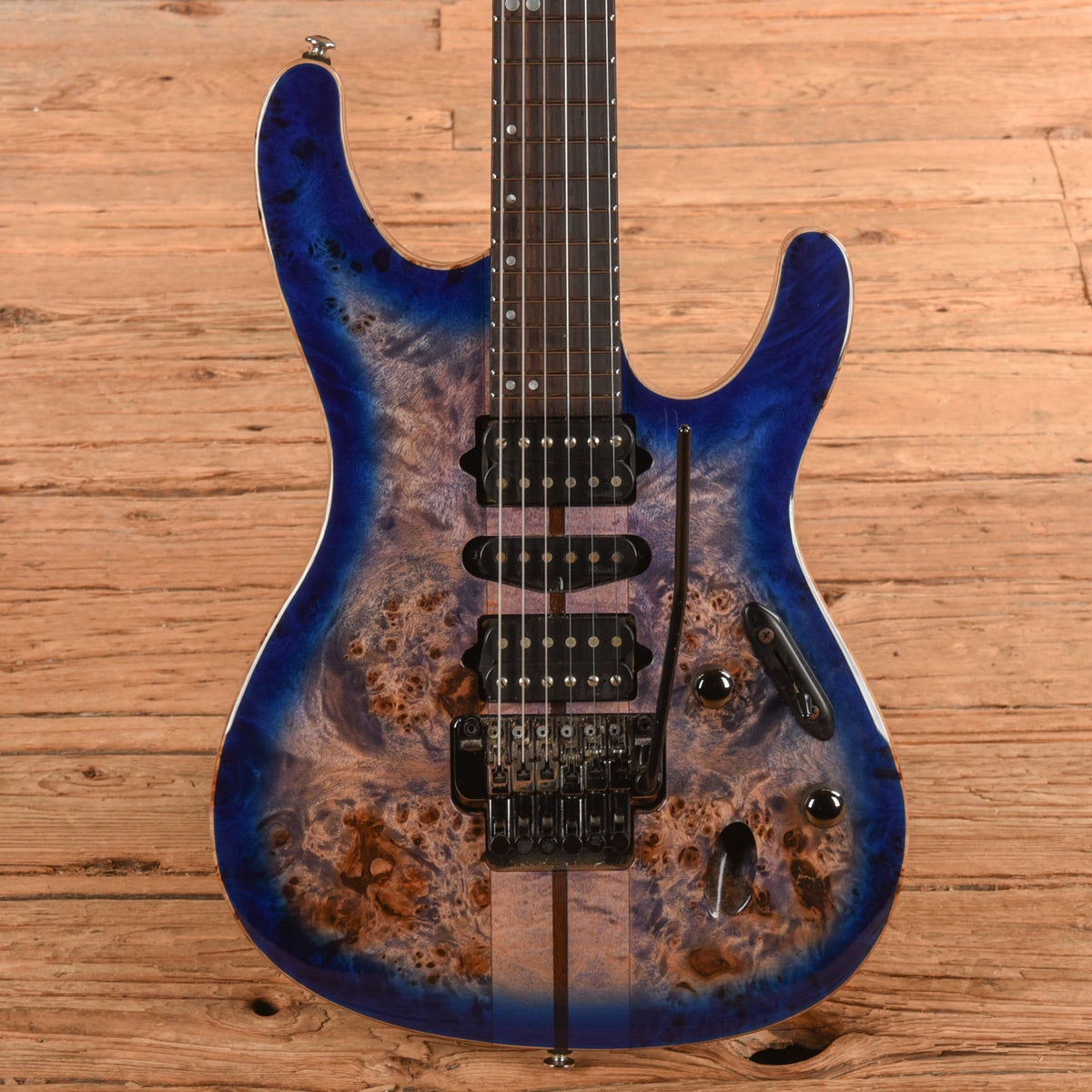 Ibanez S1070PBZ Premium Cerulean Blue Burst 2023