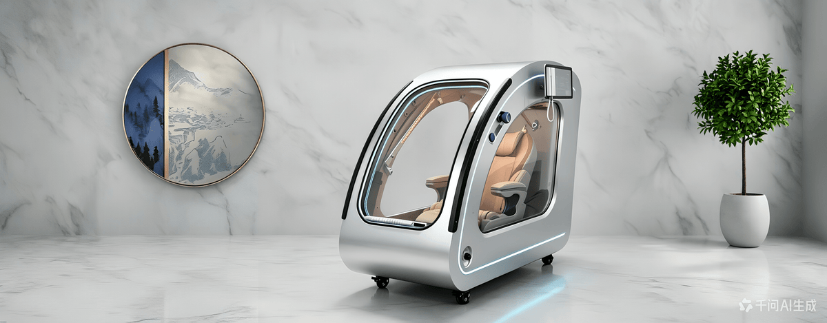 OxyRevo Space60 Pro Mini 2.0 ATA Hard Shell Sitting Hyperbaric Oxygen Chamber