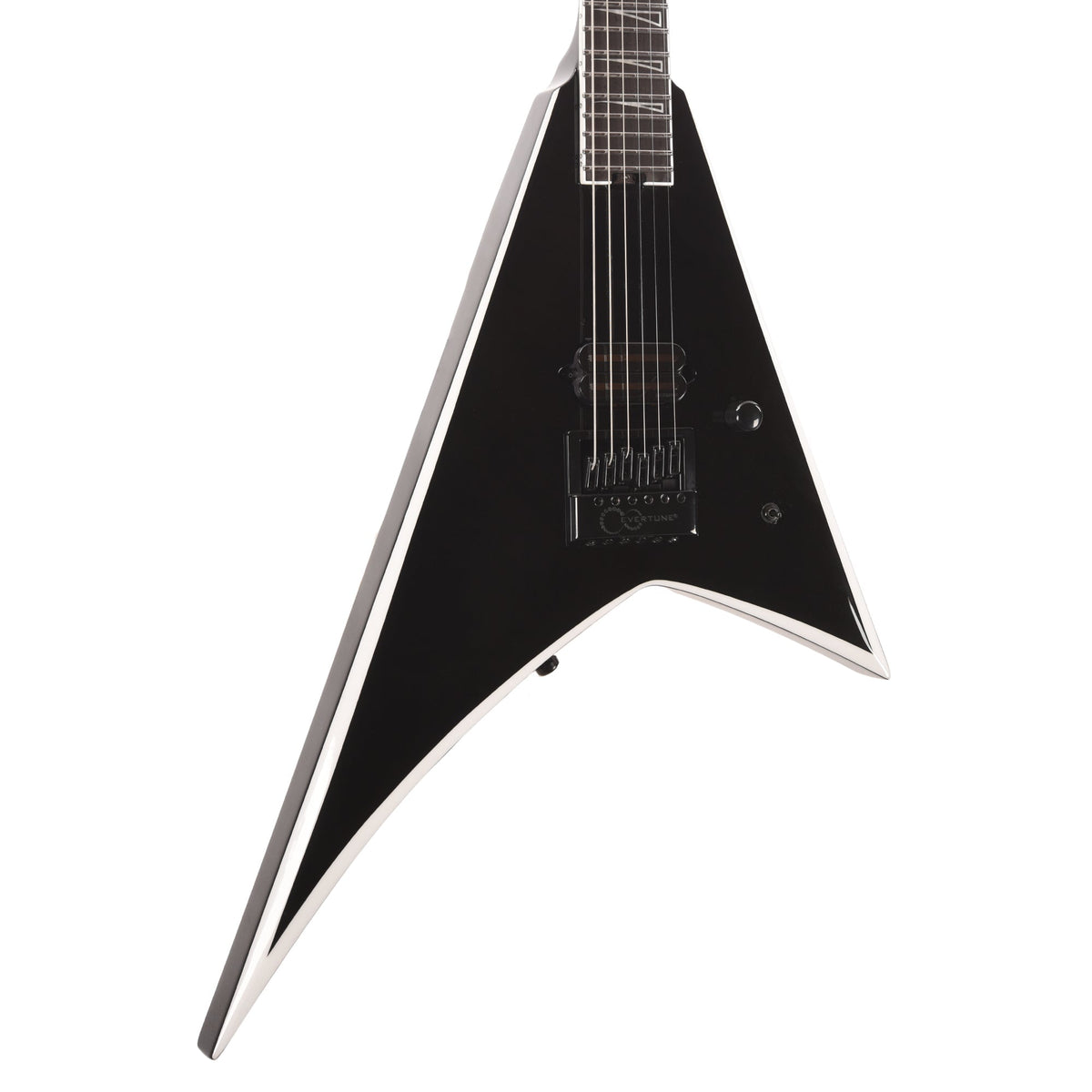 Jackson Pro Plus Series Signature Christian Andreu Rhoads RR24 EVTN Black w/White Bevels
