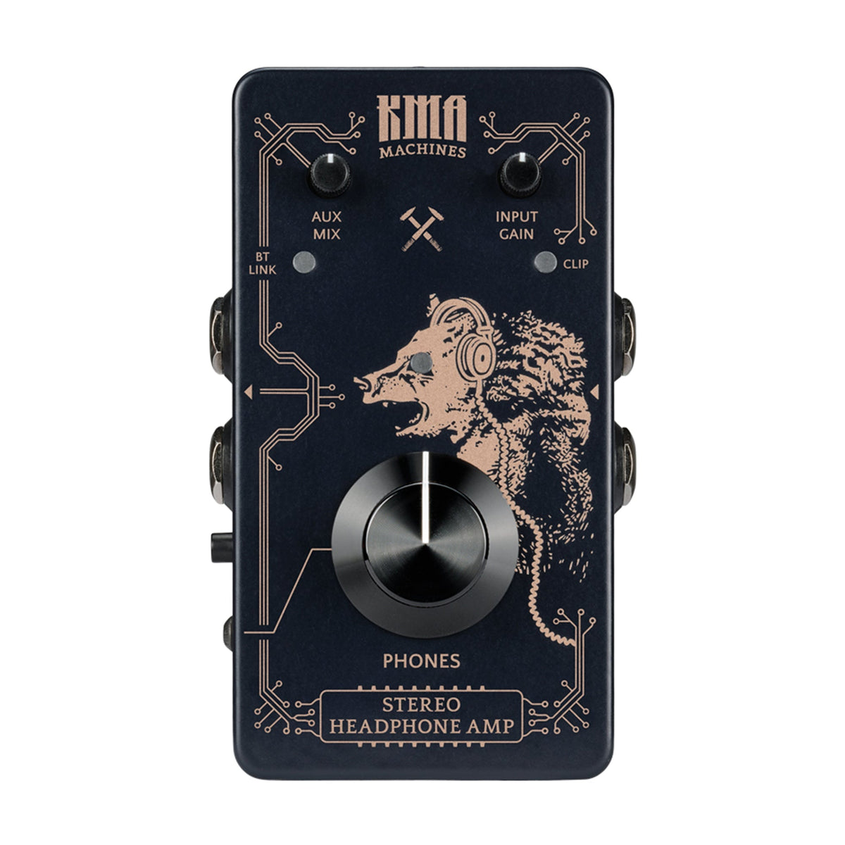 KMA Stereo Headphone Amp with Bluetooth, Aux Mix, and Switchable Pass-Thru