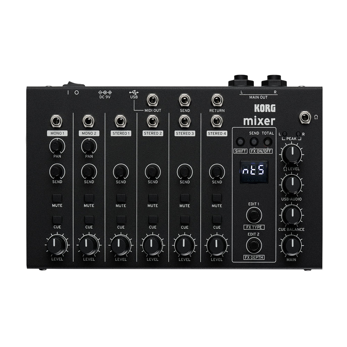 Korg NTS-4 Mixer Compact Performance Mixer Kit