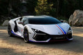 MR Models 2024 Lamborghini Revuelto NA63 Bianco Sideralis w/ Rosso Mars (White w/ Red) 1:18 WITH DISPLAY (Default Title (2257))