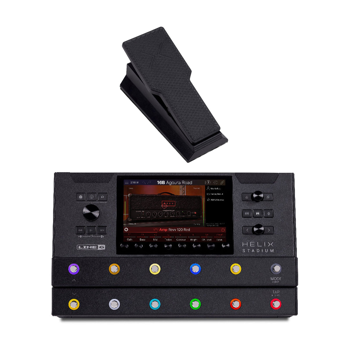 Line 6 Helix Stadium Floor Amp Modeler & Multi Effects Processor w/ FREE EX2 Expression Pedal