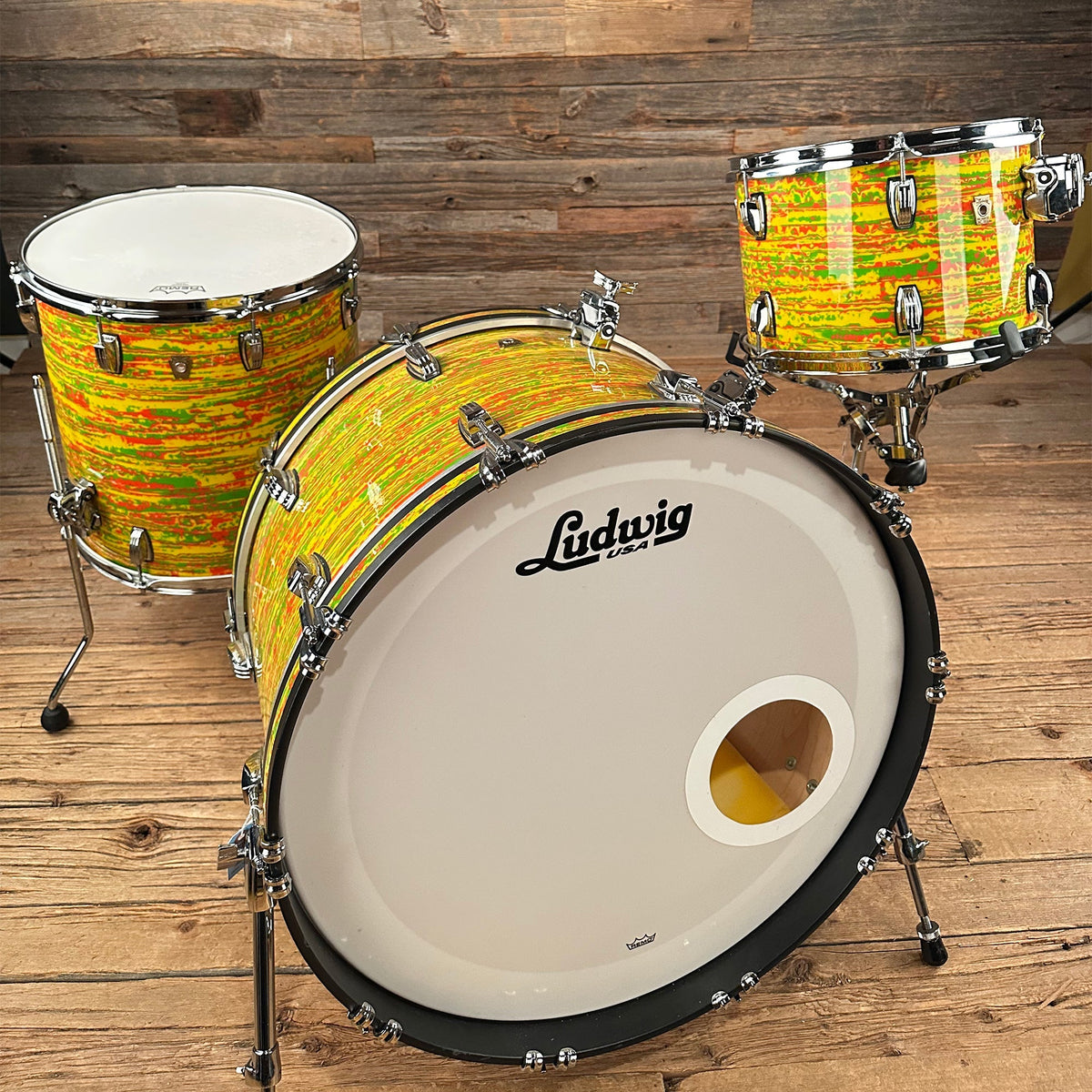 Ludwig Classic Maple 3pc. 13/16/24 USED Citrus Mod