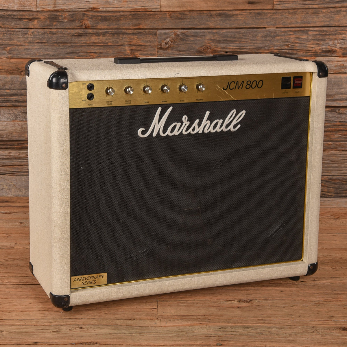 Marshall 1982 Anniversary Series 2x12" White Combo - Dave Amato of REO Speedwagon