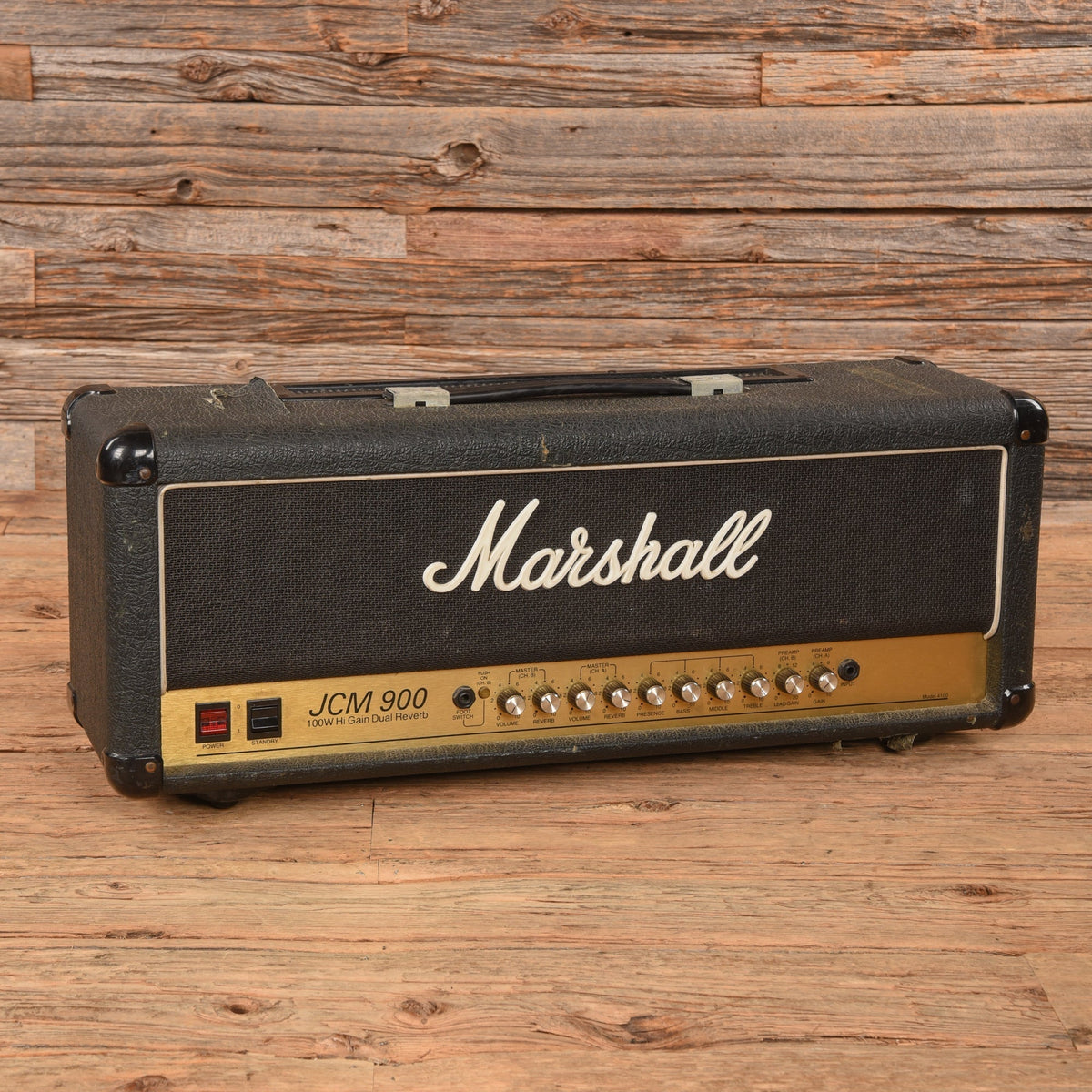 Marshall JCM 900 Model 4100 Hi Gain Dual Reverb 2-Channel 100-Watt Guitar Amp Head
