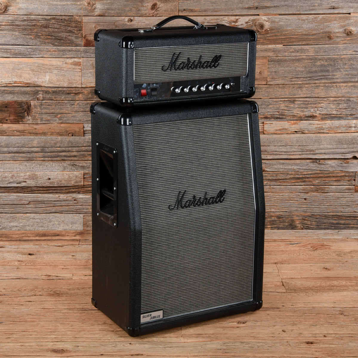 Marshall Studio 2525H Silver Jubilee Head w/ Matching Vertical 2x12 Cabinet