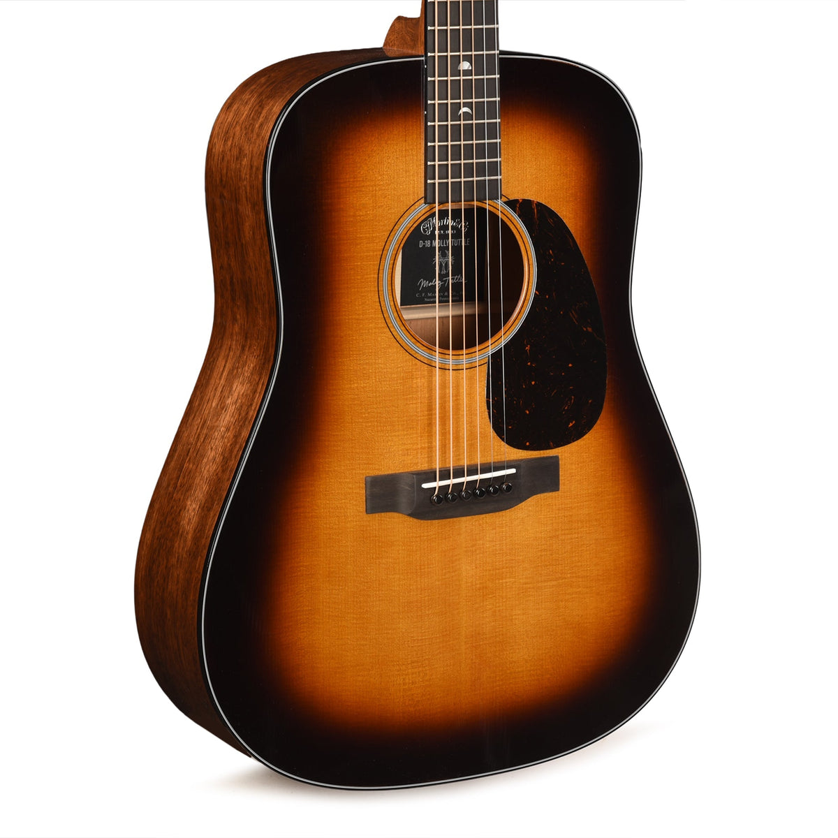 Martin Custom Artist D-18 Molly Tuttle Spruce/Mahogany Vintage Sunburst