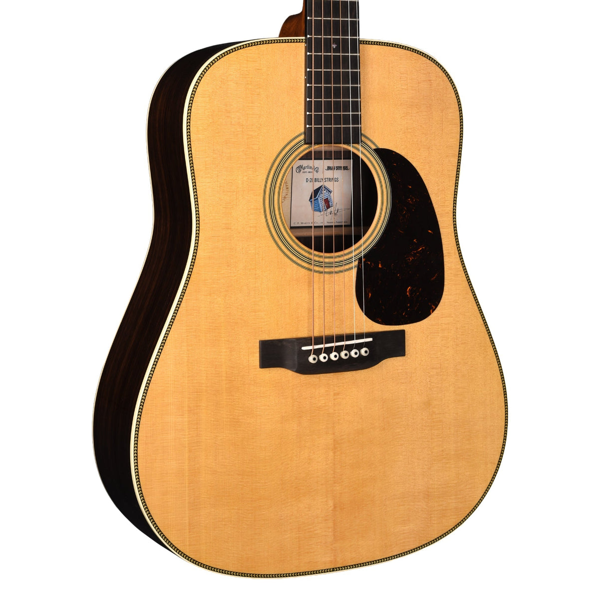 Martin D-28 Billy Strings Spruce/East Indian Rosewood Antique Toner Natural