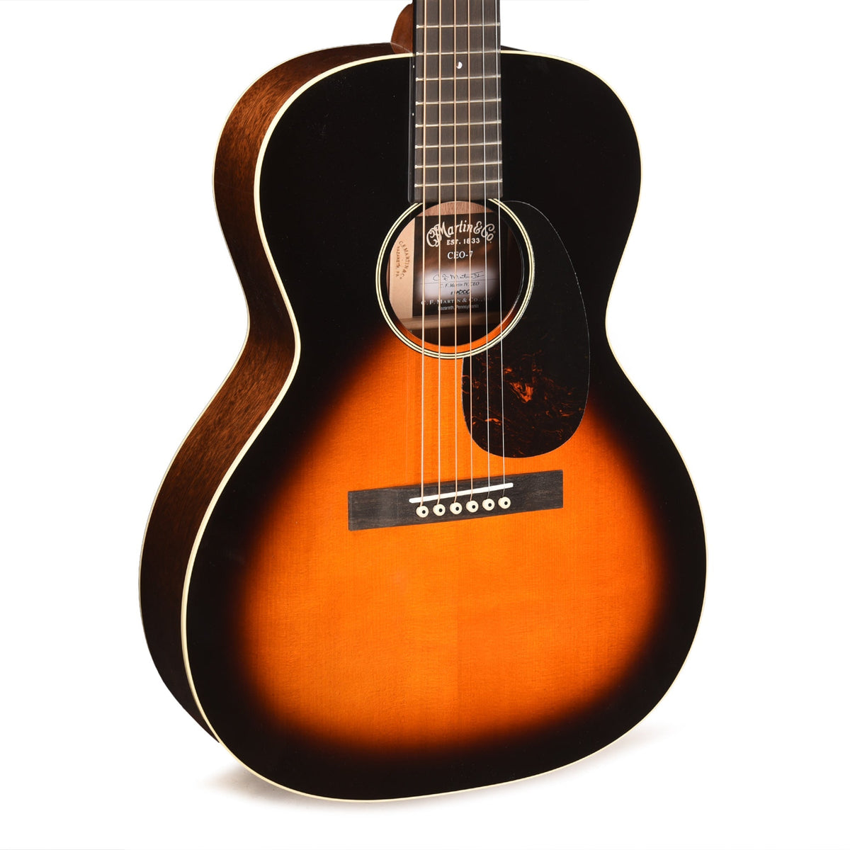 Martin CEO-7 Adirondack Spruce/Mahogany Autumn Sunset Burst