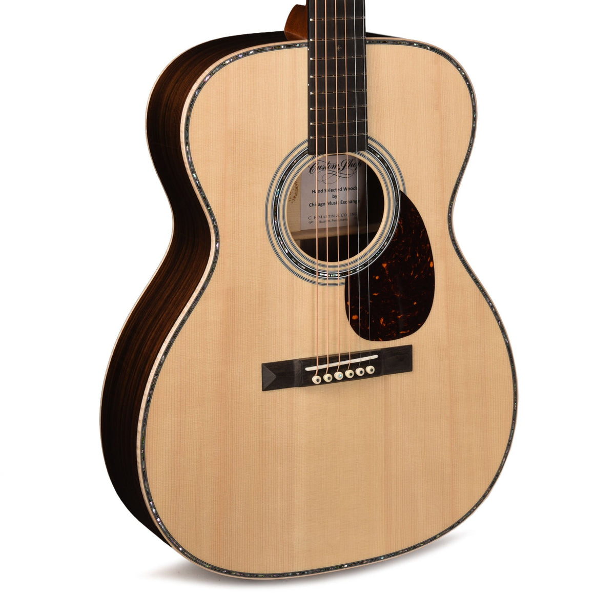 Martin Custom Shop OM-28 Style Auditorium European Spruce/Wild Grain East Indian Rosewood Natural