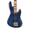 Mayones Jabba Custom 5 AAA Flamed Maple/Swamp Ash Infinity Blue w/AAA Birdseye Maple Neck
