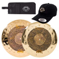 Meinl Byzance 18/19" Extra Dry Dual Crash Cymbal Set w/CDE Logo Hat & Stick Bag