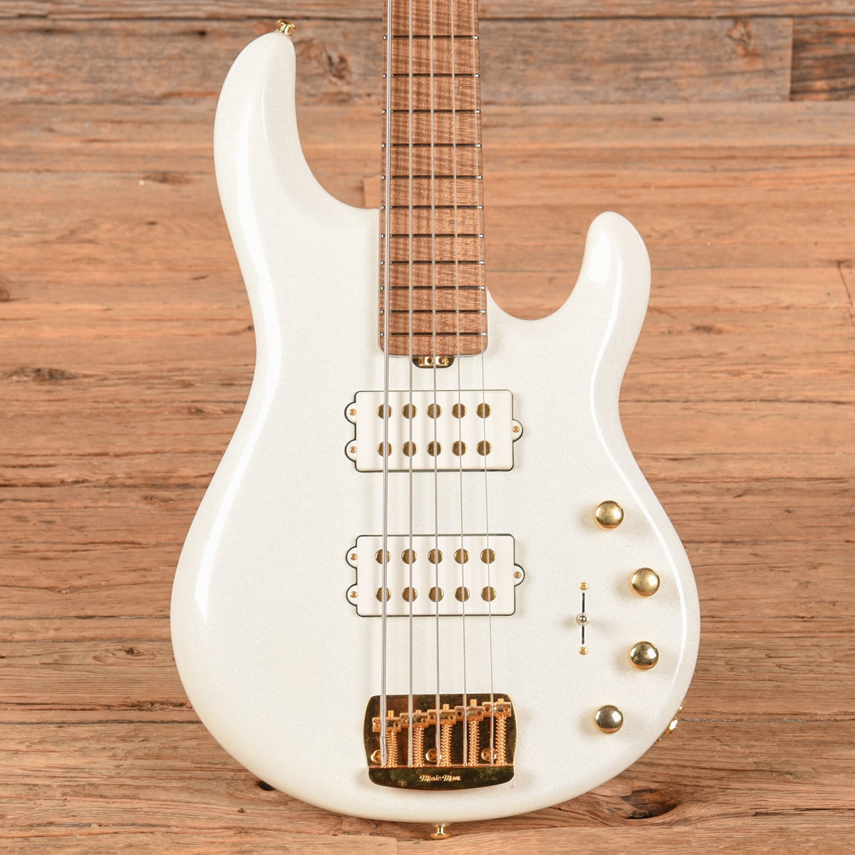 Music Man BFR StingRay Special 5 HH Crescendo White Sparkle 2022