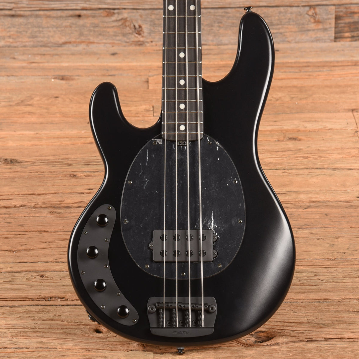 Music Man StingRay 3 EQ H Stealth Black 2017 LEFTY