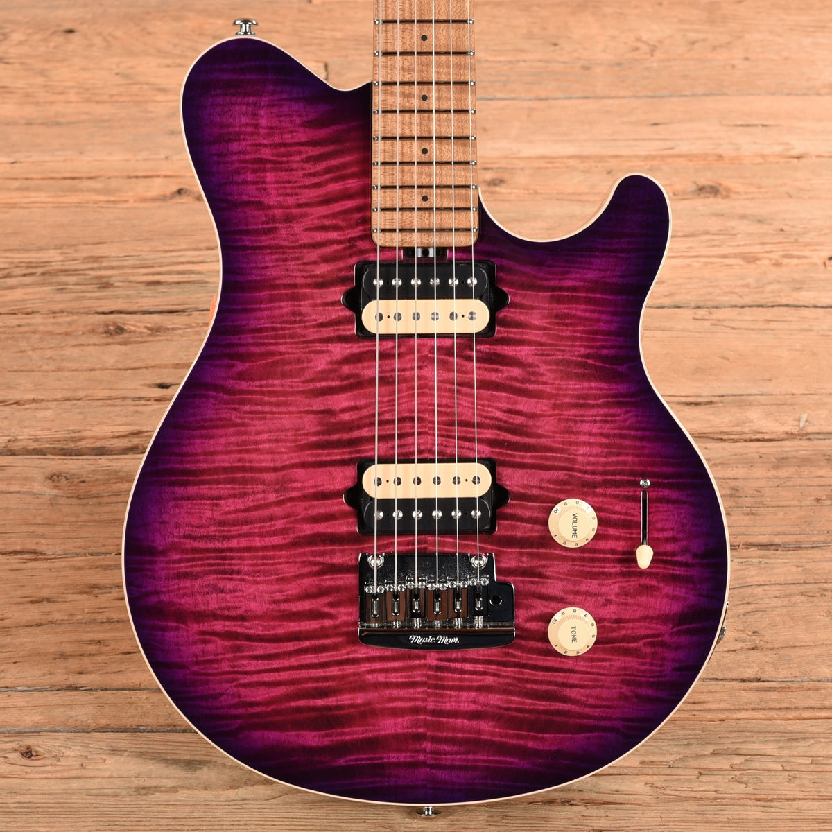 Music Man Axis Super Sport Olallieberry Flame Top 2024
