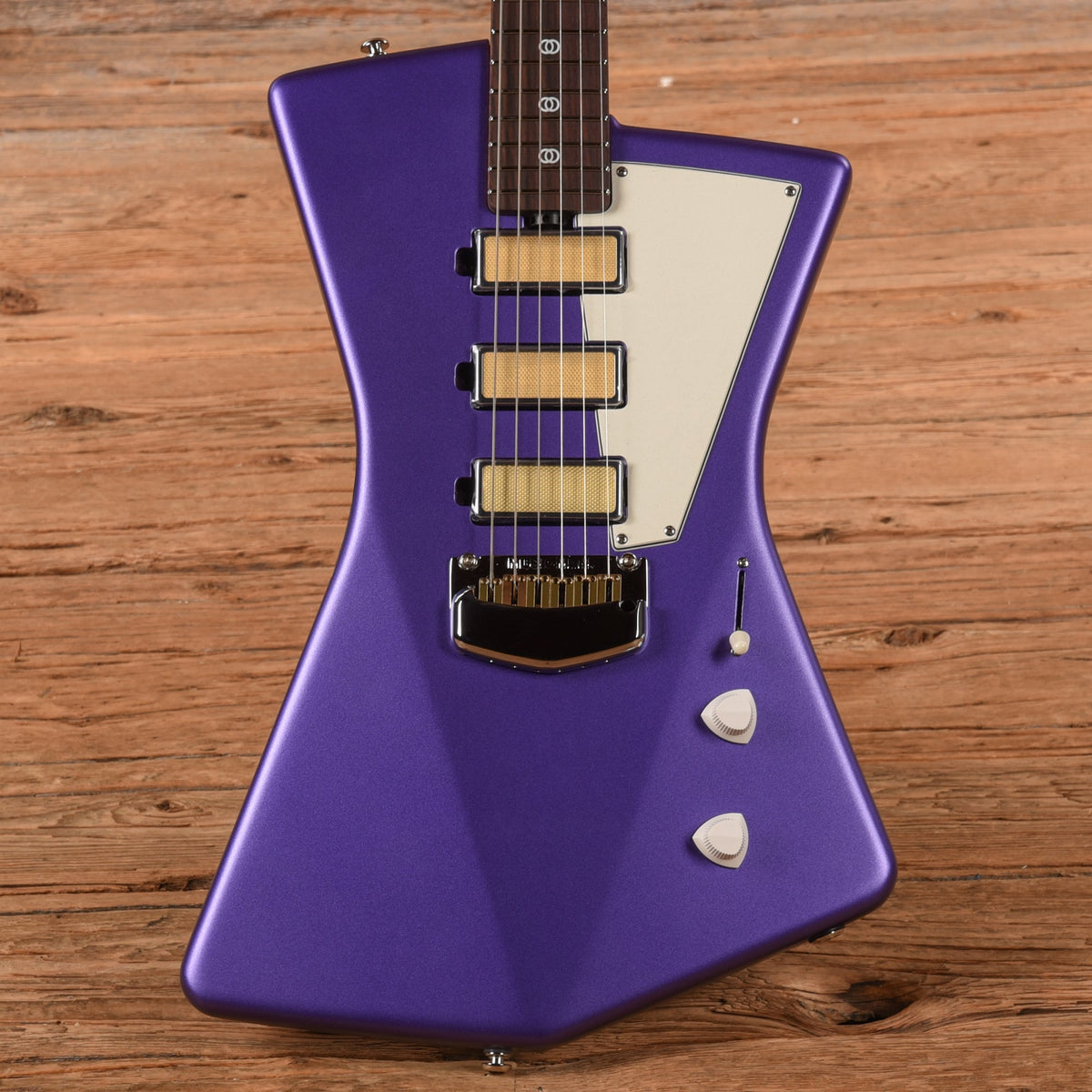 Music Man St. Vincent Signature Goldie Purple 2025