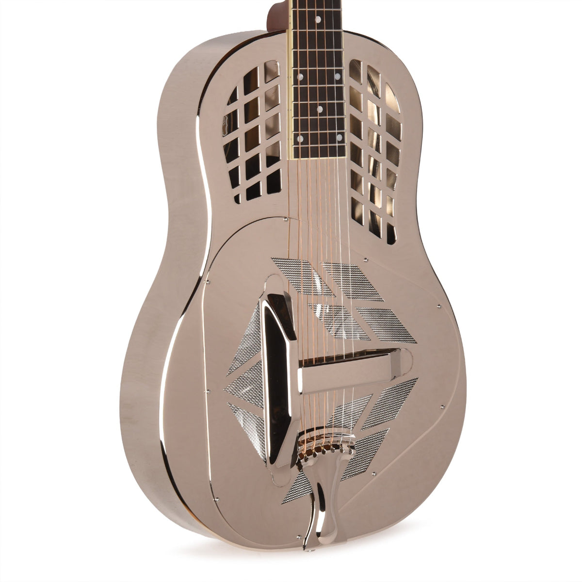 National Style 1 Tricone Brass Bright Nickel 12-Fret