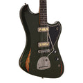 Novo Voltur J Cadillac Green over '64 3-Tone Burst Medium Distress w/ Lollar Gold Foil