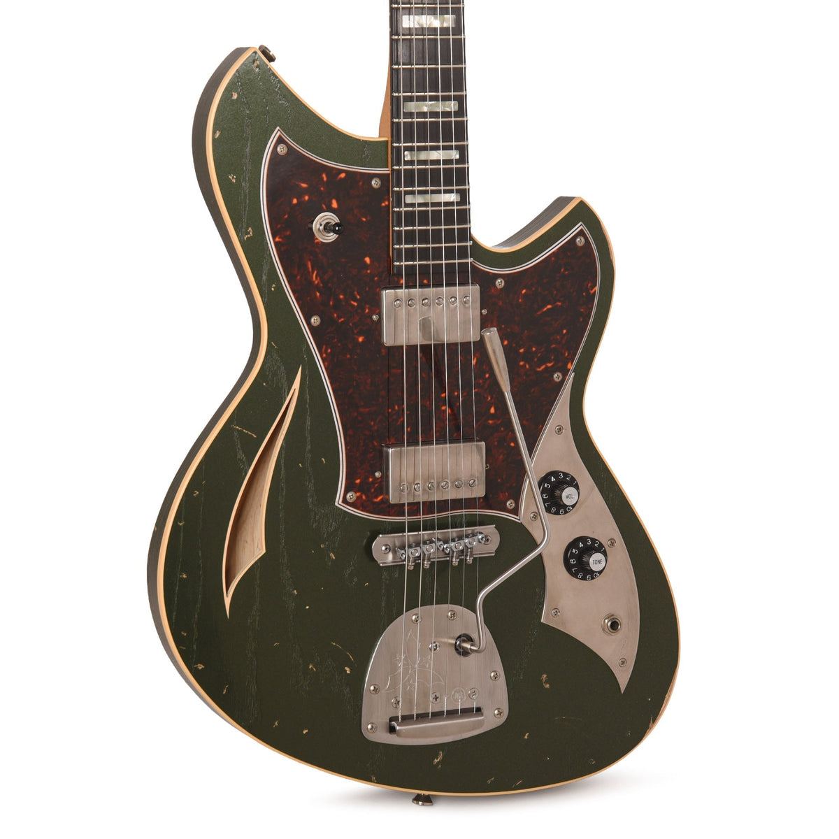 Novo Miris JHH Light Distress Cadillac Green w/Fralin Pure PAF Humbuckers