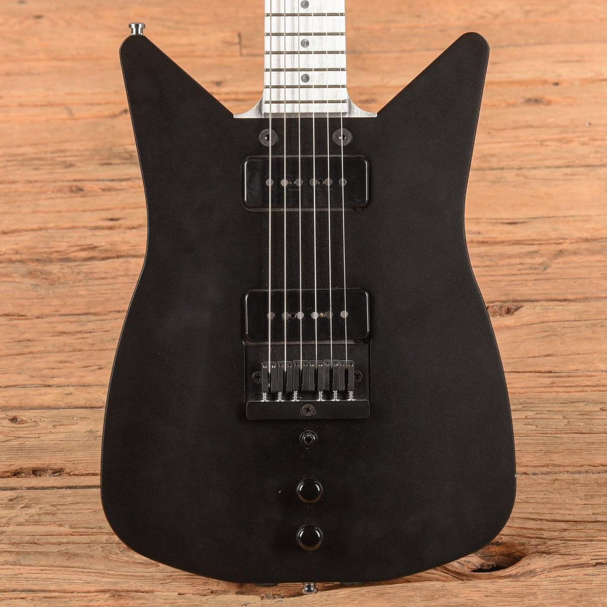 Obstructures 0.750b Machined Aluminum Electric Guitar Black
