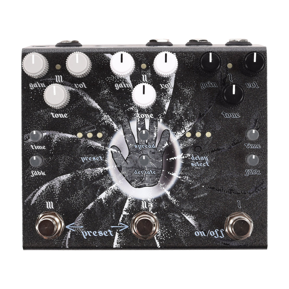 Old Blood Noise Endeavors Beam Splitter V2 Shadow (Black) Advanced Trereo Distortion Pedal