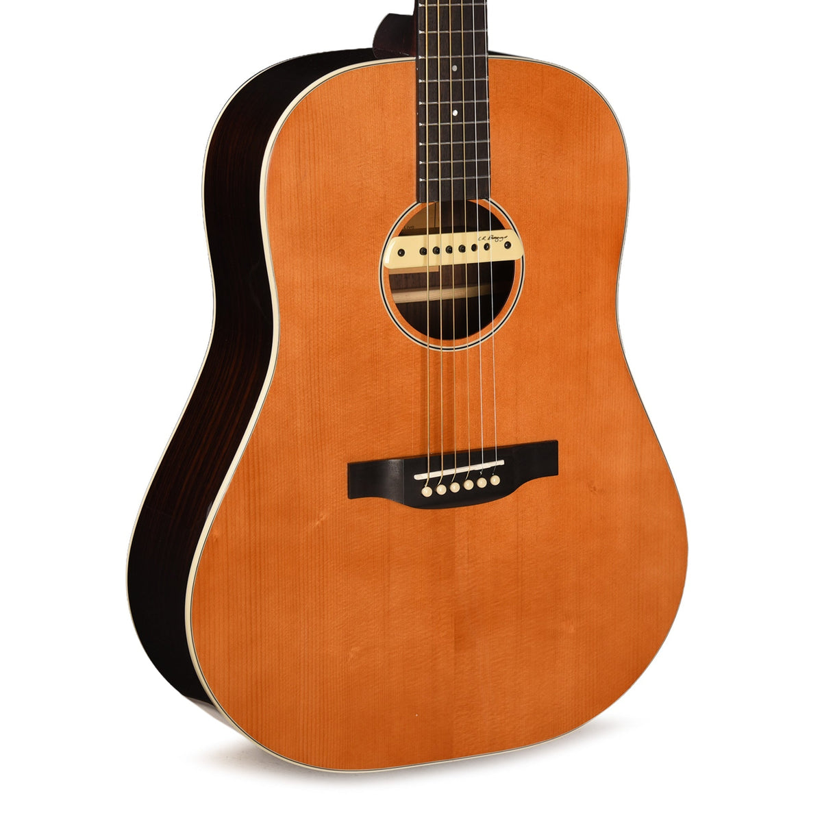 Orangewood Dylan Retro Live Slope Shoulder Dreadnought Acoustic-Electric Guitar Aged Natural Gloss