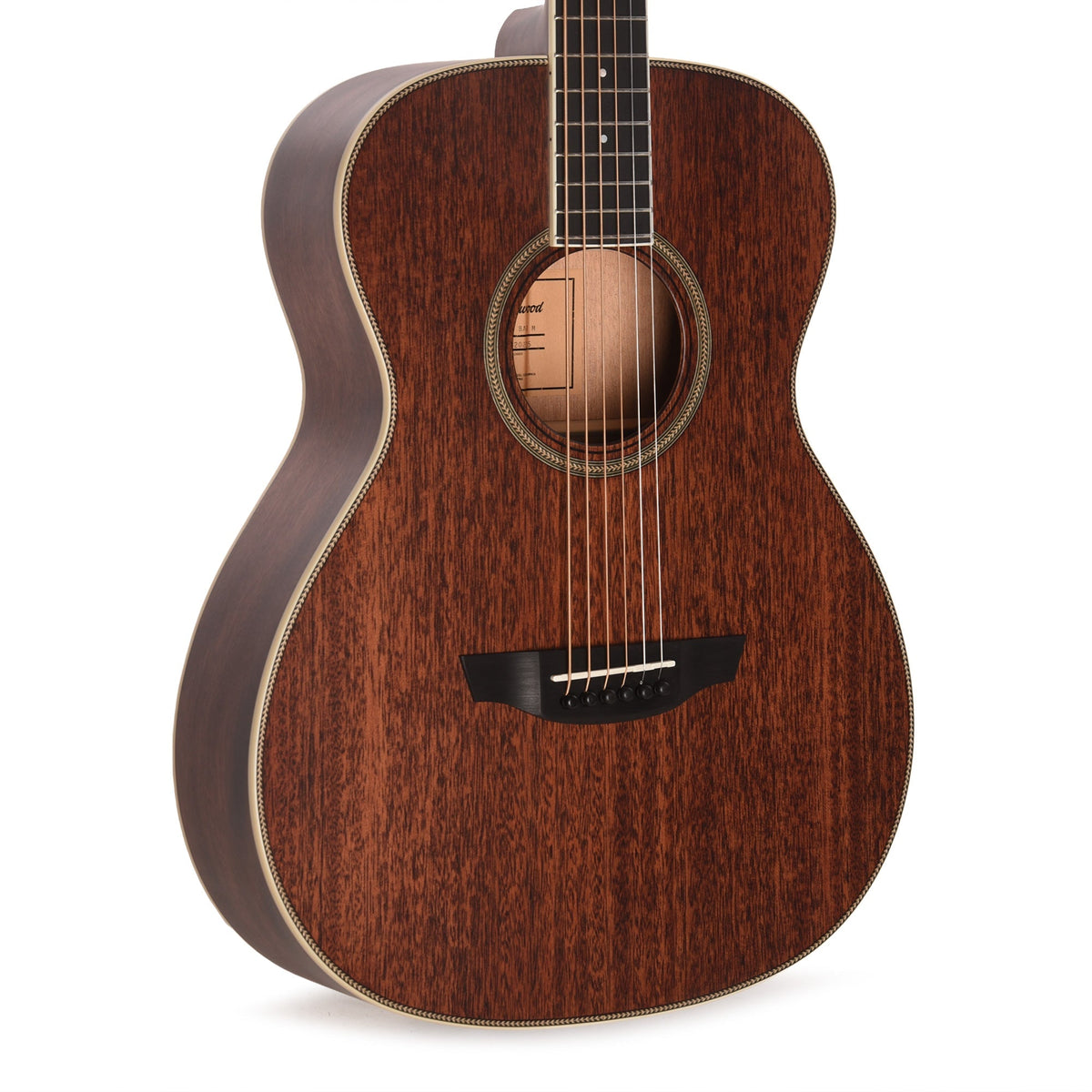Orangewood Willow Baritone Grand Concert Acoustic Guitar Natural Mahogany Satin