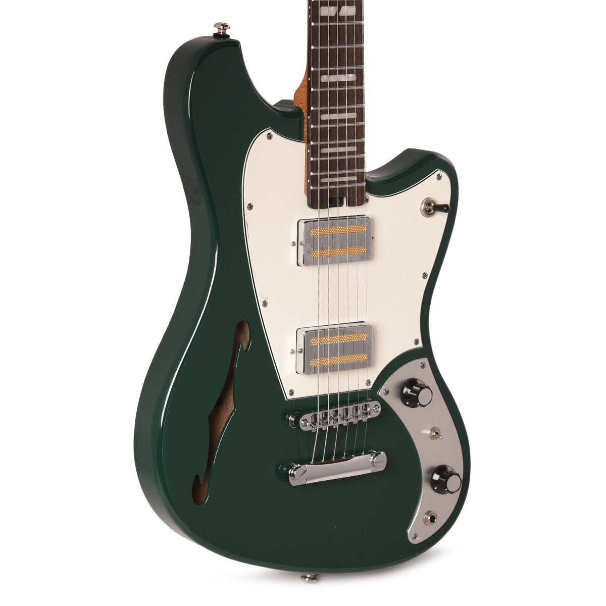 Orangewood Del Sol Standard Chambered Offset Electric Guitar Forest Green